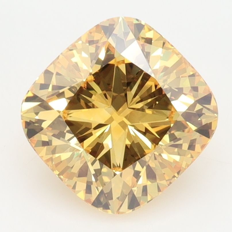 Loose Diamond - CUSHION BRILLIANT 2.74ct Fancy Vivid Yellow VVS1: Loose Diamond - CUSHION BRILLIANT 2.74ct Fancy Vivid Yellow VVS1 Source: This is a real non-mined Diamond that has been grown in a lab Shape: CUSHION BRILLIANT Carats: 2.74 Color: Fancy Vivid Yellow C