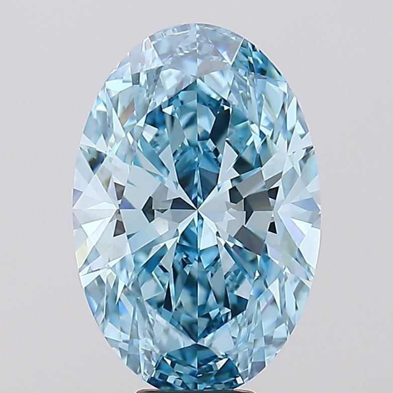 Loose Diamond - OVAL 10.06ct Fancy Vivid Blue VVS2 (1 of 1)