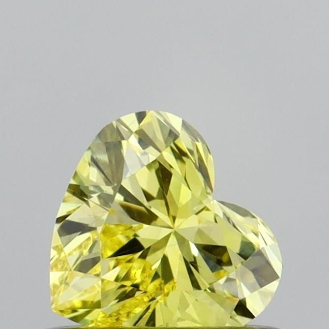 Loose Diamond - HEART 0.45ct Fancy Vivid Yellow VS1: Loose Diamond - HEART 0.45ct Fancy Vivid Yellow VS1 Source: This is a real non-mined Diamond that has been grown in a lab Shape: HEART Carats: 0.45 Color: Fancy Vivid Yellow Certification: IGI Video:
