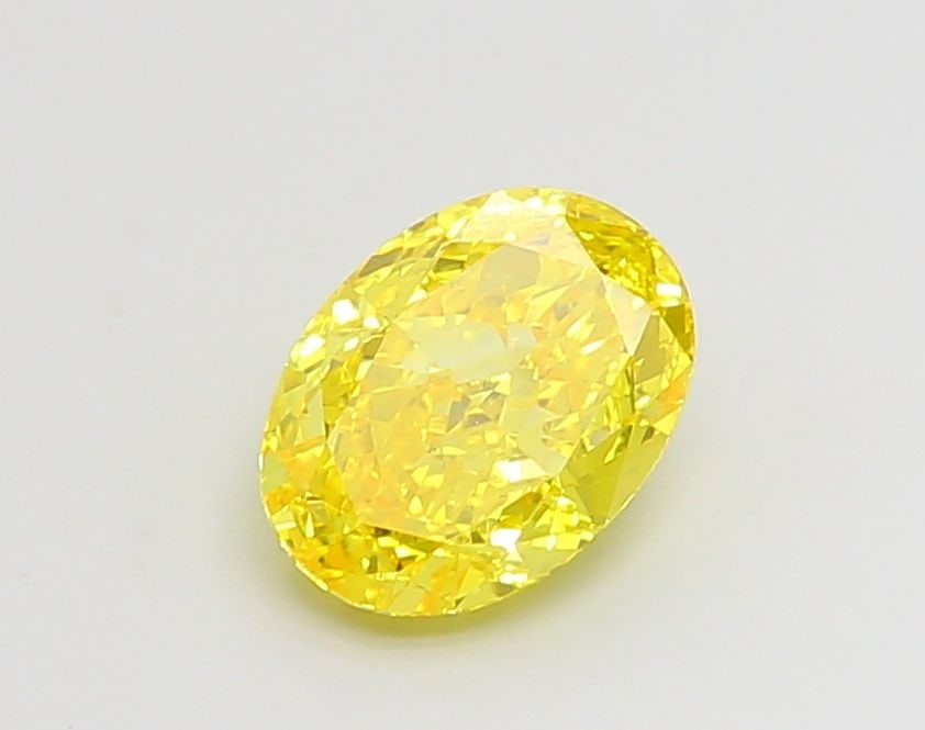 Loose Diamond - OVAL 1.6ct Fancy Vivid Yellow VVS2: Loose Diamond - OVAL 1.6ct Fancy Vivid Yellow VVS2 Source: This is a real non-mined Diamond that has been grown in a lab Shape: OVAL Carats: 1.6 Color: Fancy Vivid Yellow Certification: IGI Video: