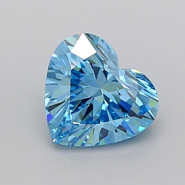 Loose Diamond - HEART 1.5ct Fancy Vivid Blue VVS2: Loose Diamond - HEART 1.5ct Fancy Vivid Blue VVS2 Source: This is a real non-mined Diamond that has been grown in a lab Shape: HEART Carats: 1.5 Color: Fancy Vivid Blue Certification: IGI Video: