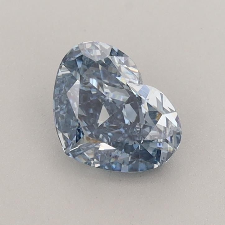 Loose Diamond - HEART 0.85ct Fancy Vivid Blue VS1: Loose Diamond - HEART 0.85ct Fancy Vivid Blue VS1 Source: This is a real non-mined Diamond that has been grown in a lab Shape: HEART Carats: 0.85 Color: Fancy Vivid Blue Certification: IGI Video: