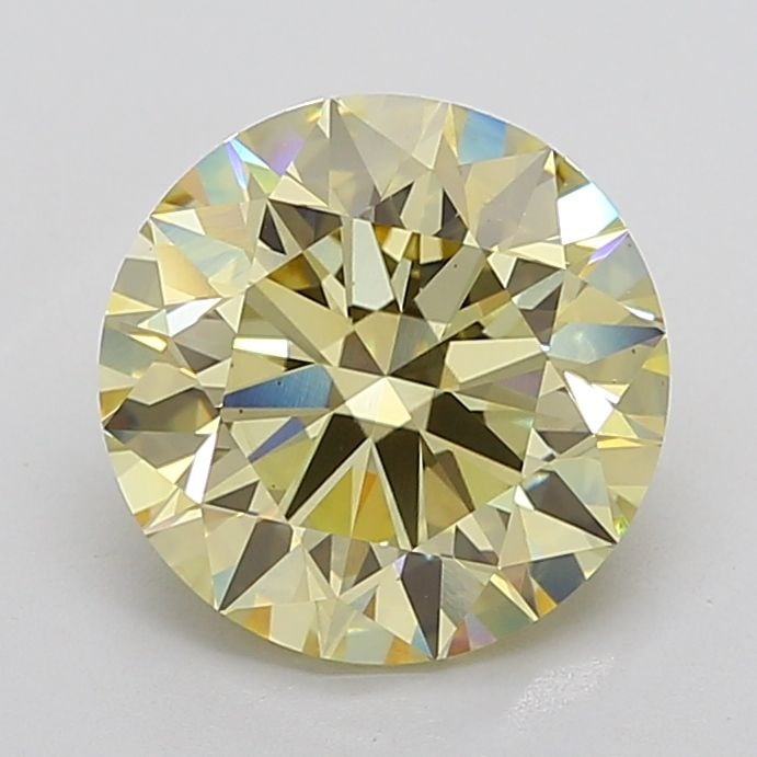 Ideal Loose Diamond - ROUND 6.31ct Fancy Light Yellow VS1 (1 of 1)