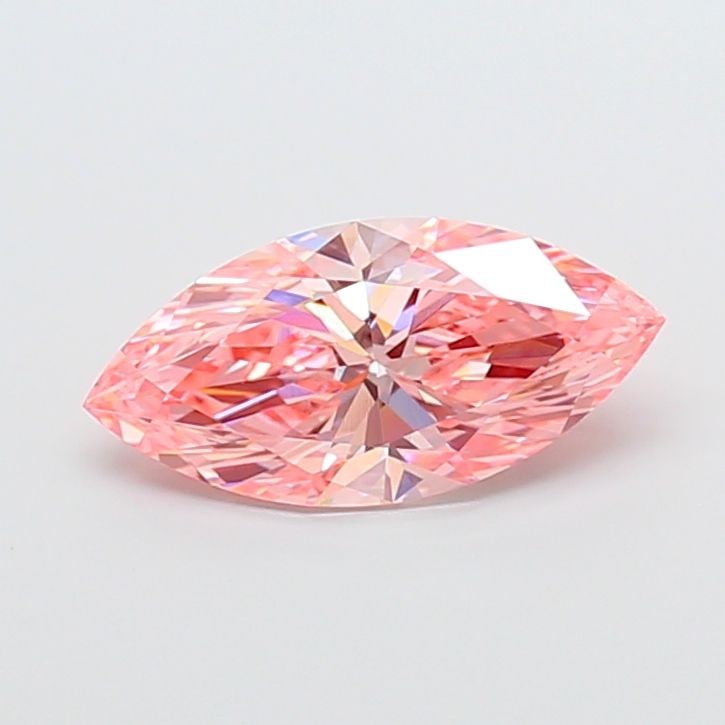 Loose Diamond - MARQUISE 3.08ct Fancy Vivid Pink VVS2: Loose Diamond - MARQUISE 3.08ct Fancy Vivid Pink VVS2 Source: This is a real non-mined Diamond that has been grown in a lab Shape: MARQUISE Carats: 3.08 Color: Fancy Vivid Pink Certification: IGI Vide