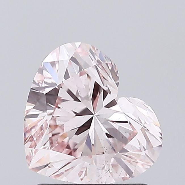 Loose Diamond - HEART 1.27ct Fancy Pink VS2: Loose Diamond - HEART 1.27ct Fancy Pink VS2 Source: This is a real non-mined Diamond that has been grown in a lab Shape: HEART Carats: 1.27 Color: Fancy Pink Certification: IGI Video: