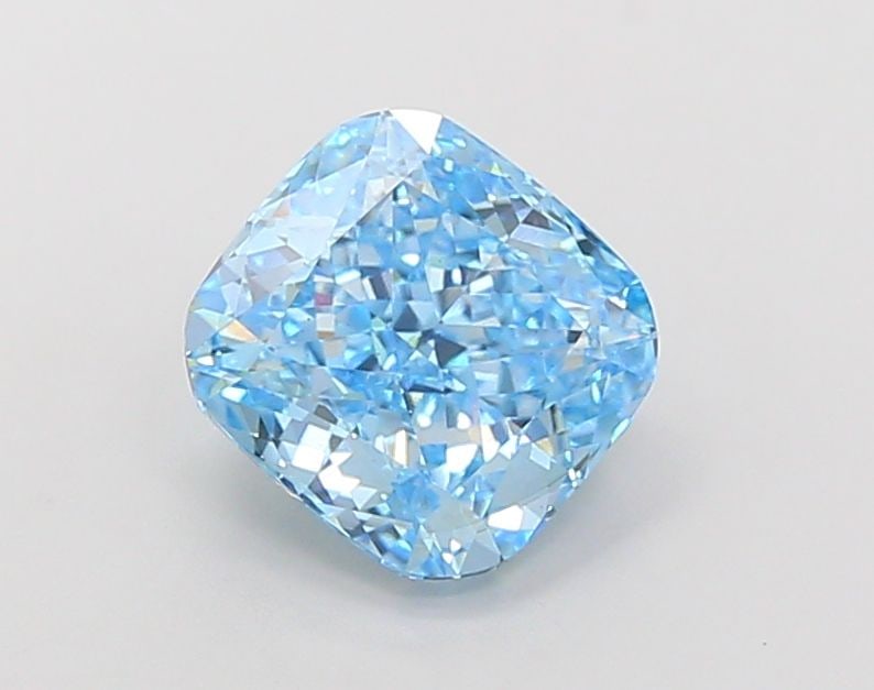 Loose Diamond - CUSHION MODIFIED 3.02ct Fancy Vivid Blue VS2: Loose Diamond - CUSHION MODIFIED 3.02ct Fancy Vivid Blue VS2 Source: This is a real non-mined Diamond that has been grown in a lab Shape: CUSHION MODIFIED Carats: 3.02 Color: Fancy Vivid Blue Certific