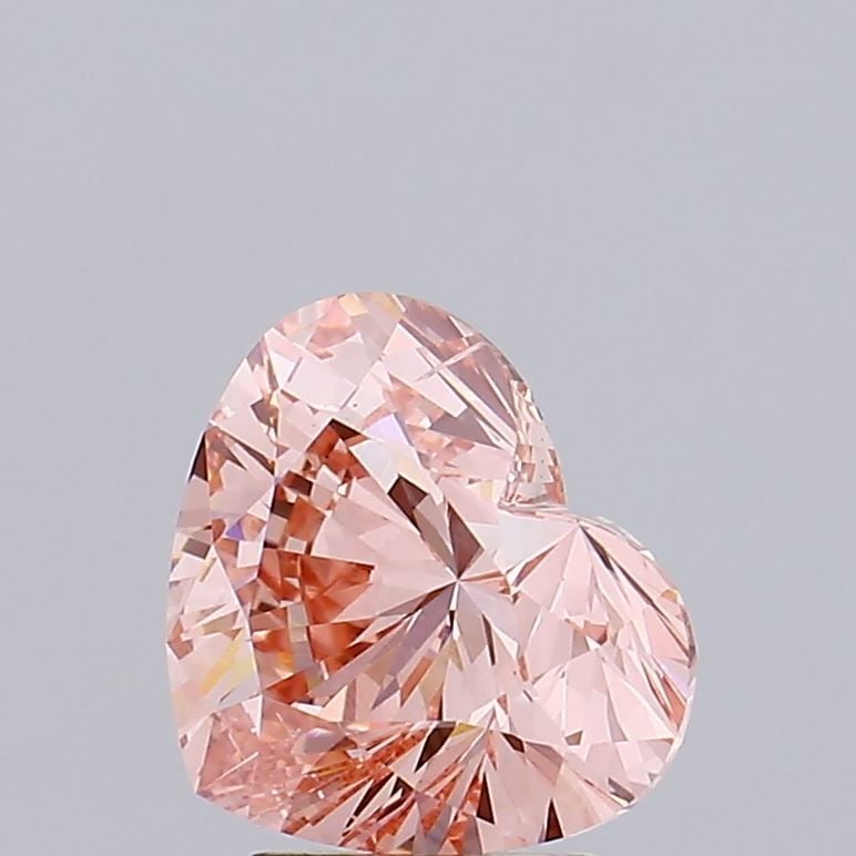 Loose Diamond - HEART 3.01ct Fancy Vivid Pink SI1: Loose Diamond - HEART 3.01ct Fancy Vivid Pink SI1 Source: This is a real non-mined Diamond that has been grown in a lab Shape: HEART Carats: 3.01 Color: Fancy Vivid Pink Certification: IGI Video: