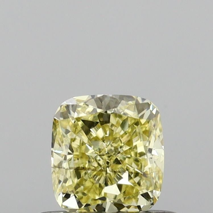 Loose Diamond - CUSHION BRILLIANT 0.5ct Fancy Intense Yellow SI1: Loose Diamond - CUSHION BRILLIANT 0.5ct Fancy Intense Yellow SI1 Source: This is a real non-mined Diamond that has been grown in a lab Shape: CUSHION BRILLIANT Carats: 0.5 Color: Fancy Intense Yellow 