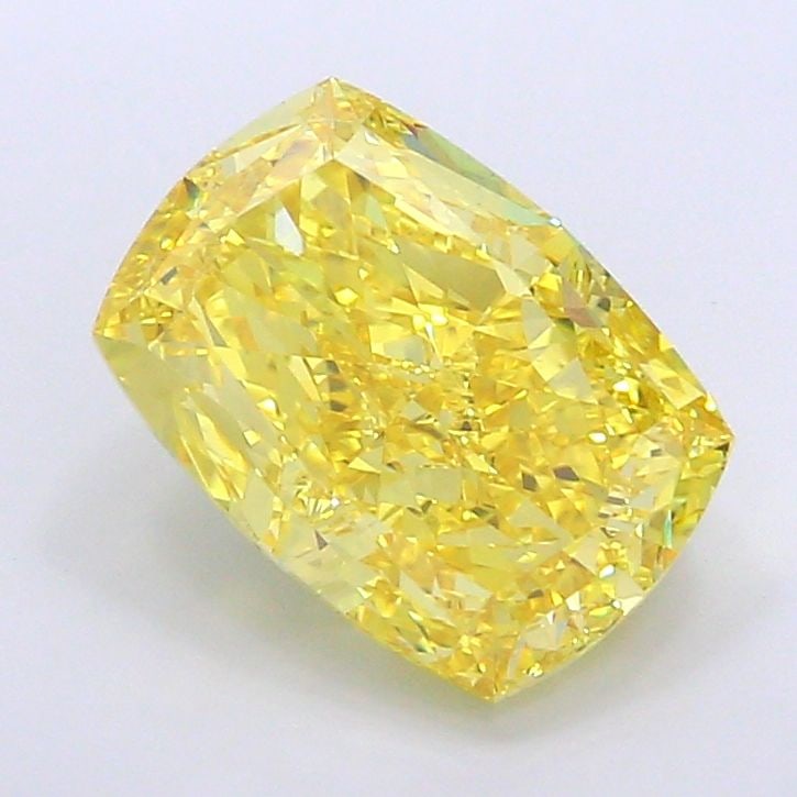 Loose Diamond - CUSHION MODIFIED 8.09ct Fancy Vivid Yellow VS1 (1 of 1)