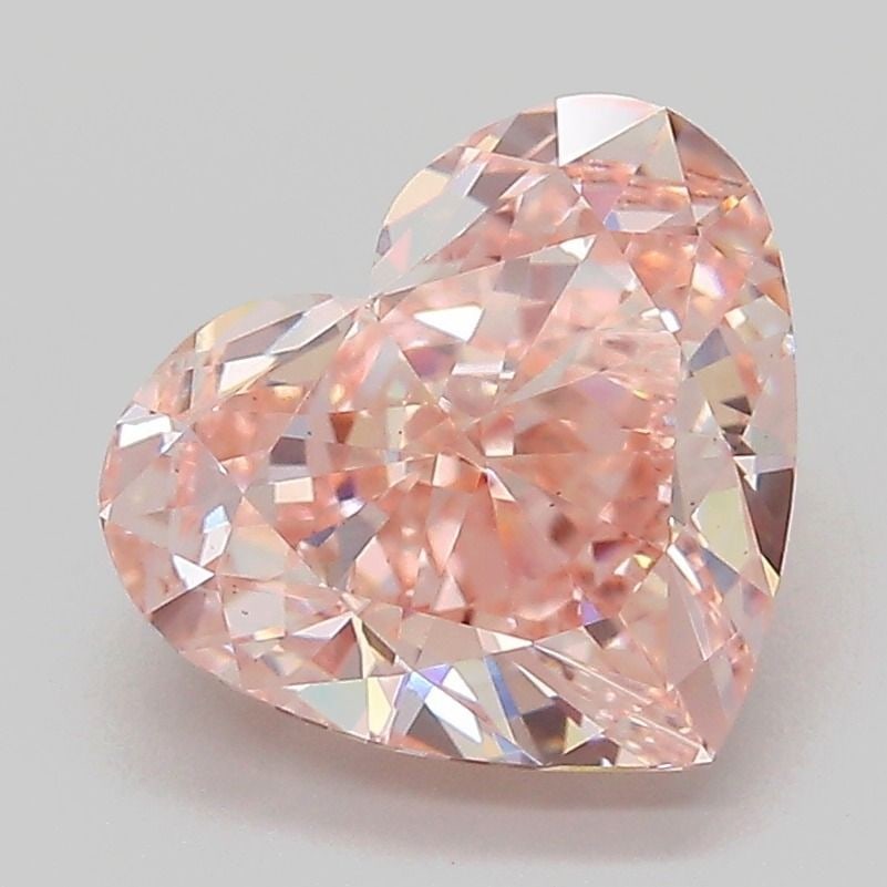 Loose Diamond - HEART 3.08ct Fancy Intense Pink VS1: Loose Diamond - HEART 3.08ct Fancy Intense Pink VS1 Source: This is a real non-mined Diamond that has been grown in a lab Shape: HEART Carats: 3.08 Color: Fancy Intense Pink Certification: IGI Video: