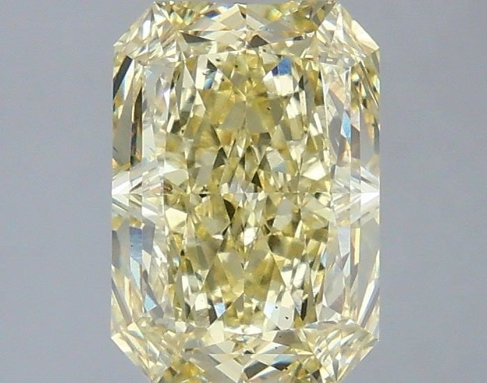 Loose Diamond - RADIANT 2.55ct Fancy Yellow VS2: Loose Diamond - RADIANT 2.55ct Fancy Yellow VS2 Source: This is a real non-mined Diamond that has been grown in a lab Shape: RADIANT Carats: 2.55 Color: Fancy Yellow Certification: IGI Video: