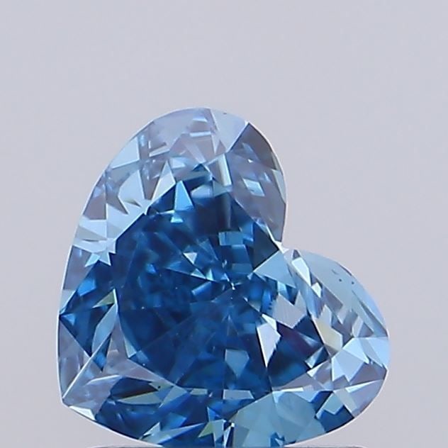 Loose Diamond - HEART 1.09ct Fancy Vivid Blue VS1: Loose Diamond - HEART 1.09ct Fancy Vivid Blue VS1 Source: This is a real non-mined Diamond that has been grown in a lab Shape: HEART Carats: 1.09 Color: Fancy Vivid Blue Certification: IGI Video: