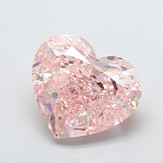 Loose Diamond - HEART 3.02ct Fancy Pink VS1: Loose Diamond - HEART 3.02ct Fancy Pink VS1 Source: This is a real non-mined Diamond that has been grown in a lab Shape: HEART Carats: 3.02 Color: Fancy Pink Certification: IGI Video: