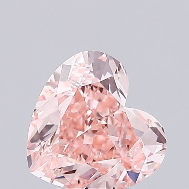 Loose Diamond - HEART 1.67ct Fancy Vivid Pink VS1: Loose Diamond - HEART 1.67ct Fancy Vivid Pink VS1 Source: This is a real non-mined Diamond that has been grown in a lab Shape: HEART Carats: 1.67 Color: Fancy Vivid Pink Certification: IGI Video: