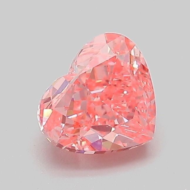 Loose Diamond - HEART 1.03ct Fancy Vivid Pink VS1: Loose Diamond - HEART 1.03ct Fancy Vivid Pink VS1 Source: This is a real non-mined Diamond that has been grown in a lab Shape: HEART Carats: 1.03 Color: Fancy Vivid Pink Certification: IGI Video: