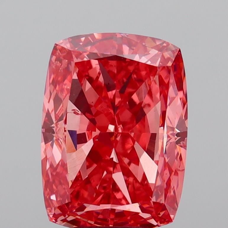 Loose Diamond - CUSHION MODIFIED 5.12ct Fancy Vivid Pink VS2 (1 of 1)