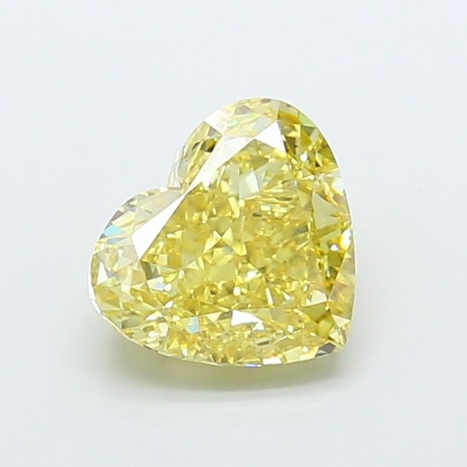 Loose Diamond - HEART 4.08ct Fancy Intense Yellow VS2: Loose Diamond - HEART 4.08ct Fancy Intense Yellow VS2 Source: This is a real non-mined Diamond that has been grown in a lab Shape: HEART Carats: 4.08 Color: Fancy Intense Yellow Certification: IGI Vid