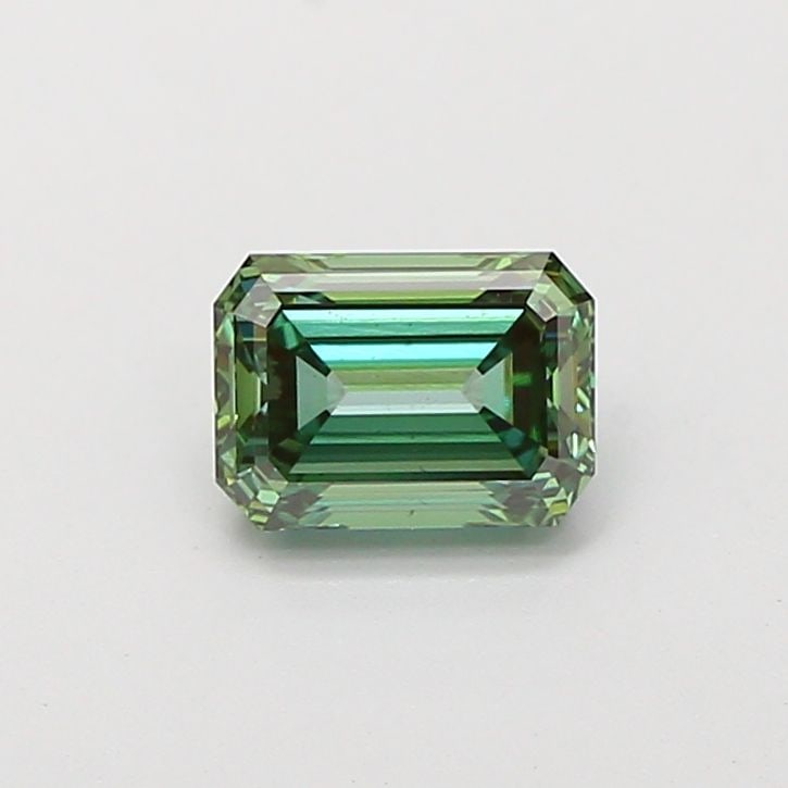 Loose Diamond - EMERALD 1.08ct Fancy Vivid Green VS1: Loose Diamond - EMERALD 1.08ct Fancy Vivid Green VS1 Source: This is a real non-mined Diamond that has been grown in a lab Shape: EMERALD Carats: 1.08 Color: Fancy Vivid Green Certification: IGI Video