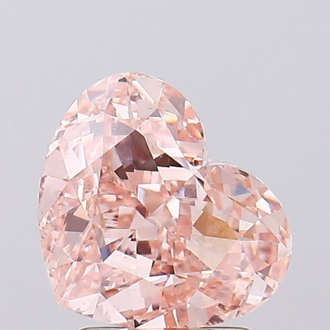 Loose Diamond - HEART 2.56ct Fancy Intense Pink VS1: Loose Diamond - HEART 2.56ct Fancy Intense Pink VS1 Source: This is a real non-mined Diamond that has been grown in a lab Shape: HEART Carats: 2.56 Color: Fancy Intense Pink Certification: IGI Video: