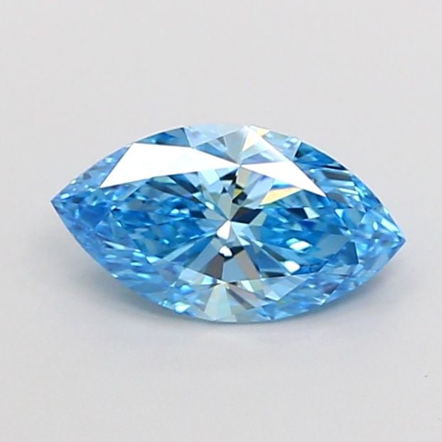 Loose Diamond - MARQUISE 1.0ct Fancy Vivid Blue VS1: Loose Diamond - MARQUISE 1.0ct Fancy Vivid Blue VS1 Source: This is a real non-mined Diamond that has been grown in a lab Shape: MARQUISE Carats: 1.0 Color: Fancy Vivid Blue Certification: IGI Video: