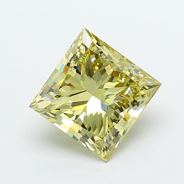 Loose Diamond - PRINCESS 3.01ct Fancy Yellow VS2: Loose Diamond - PRINCESS 3.01ct Fancy Yellow VS2 Source: This is a real non-mined Diamond that has been grown in a lab Shape: PRINCESS Carats: 3.01 Color: Fancy Yellow Certification: IGI Video: