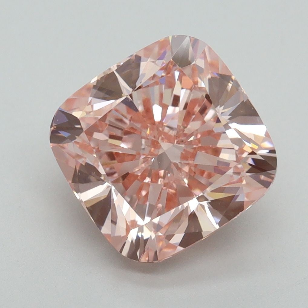 Loose Diamond - CUSHION BRILLIANT 4.01ct Fancy Intense Pink VS1: Loose Diamond - CUSHION BRILLIANT 4.01ct Fancy Intense Pink VS1 Source: This is a real non-mined Diamond that has been grown in a lab Shape: CUSHION BRILLIANT Carats: 4.01 Color: Fancy Intense Pink Ce