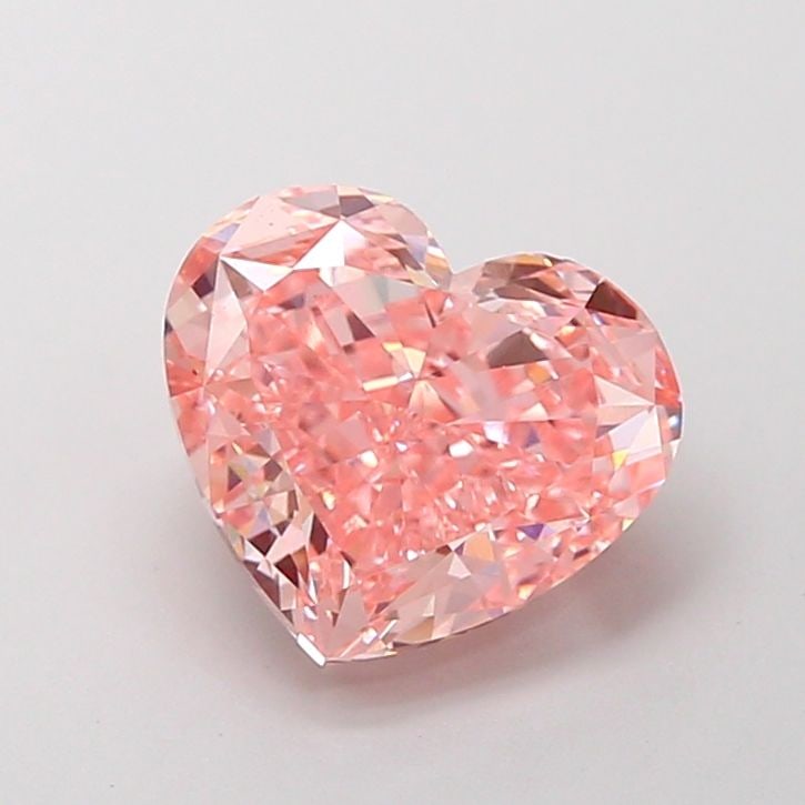 Loose Diamond - HEART 3.01ct Fancy Intense Pink VS1: Loose Diamond - HEART 3.01ct Fancy Intense Pink VS1 Source: This is a real non-mined Diamond that has been grown in a lab Shape: HEART Carats: 3.01 Color: Fancy Intense Pink Certification: IGI Video: