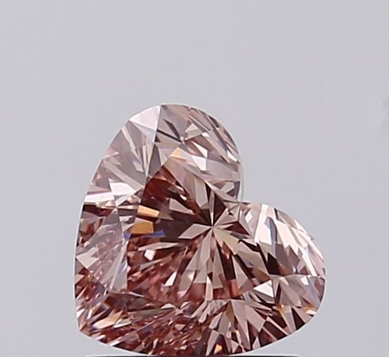 Loose Diamond - HEART 1.02ct Fancy Intense Brownish Pink VS1: Loose Diamond - HEART 1.02ct Fancy Intense Brownish Pink VS1 Source: This is a real non-mined Diamond that has been grown in a lab Shape: HEART Carats: 1.02 Color: Fancy Intense Brownish Pink Certific