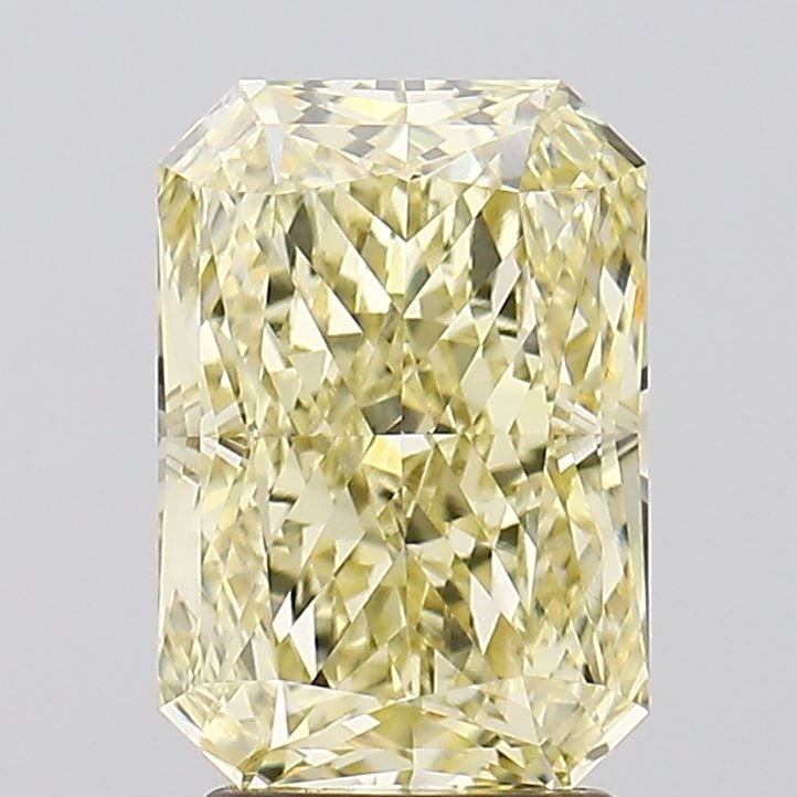 Loose Diamond - RADIANT 3.09ct Fancy Yellow VVS2: Loose Diamond - RADIANT 3.09ct Fancy Yellow VVS2 Source: This is a real non-mined Diamond that has been grown in a lab Shape: RADIANT Carats: 3.09 Color: Fancy Yellow Certification: IGI Video: