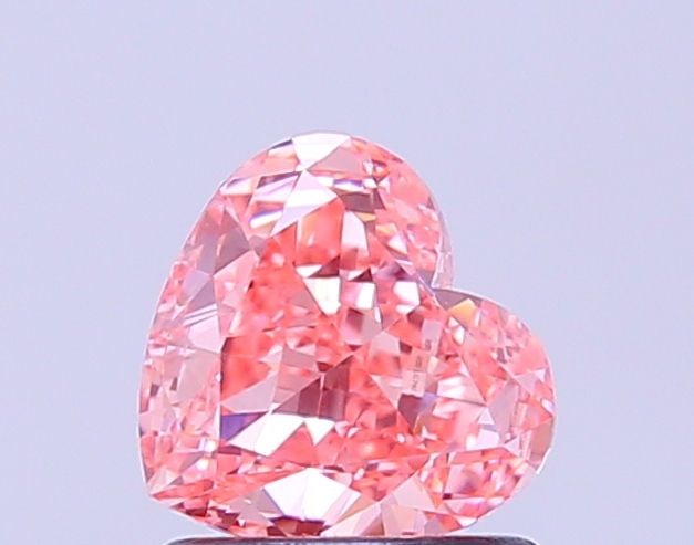 Loose Diamond - HEART 1.13ct Fancy Vivid Pink VS1: Loose Diamond - HEART 1.13ct Fancy Vivid Pink VS1 Source: This is a real non-mined Diamond that has been grown in a lab Shape: HEART Carats: 1.13 Color: Fancy Vivid Pink Certification: IGI Video: