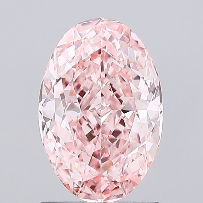 Loose Diamond - OVAL 1.57ct Fancy Vivid Pink VVS2: Loose Diamond - OVAL 1.57ct Fancy Vivid Pink VVS2 Source: This is a real non-mined Diamond that has been grown in a lab Shape: OVAL Carats: 1.57 Color: Fancy Vivid Pink Certification: IGI Video:
