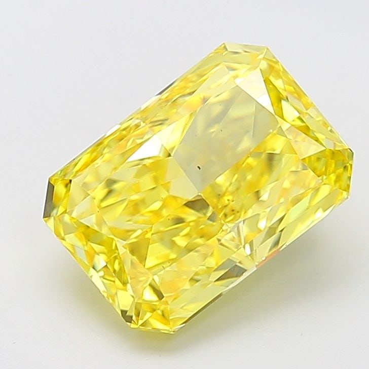 Loose Diamond - RADIANT 5.52ct Fancy Vivid Yellow VS1: Loose Diamond - RADIANT 5.52ct Fancy Vivid Yellow VS1 Source: This is a real non-mined Diamond that has been grown in a lab Shape: RADIANT Carats: 5.52 Color: Fancy Vivid Yellow Certification: IGI Vid