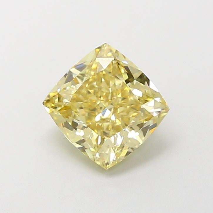 Loose Diamond - CUSHION BRILLIANT 2.06ct Fancy Vivid Yellow VS1: Loose Diamond - CUSHION BRILLIANT 2.06ct Fancy Vivid Yellow VS1 Source: This is a real non-mined Diamond that has been grown in a lab Shape: CUSHION BRILLIANT Carats: 2.06 Color: Fancy Vivid Yellow Ce