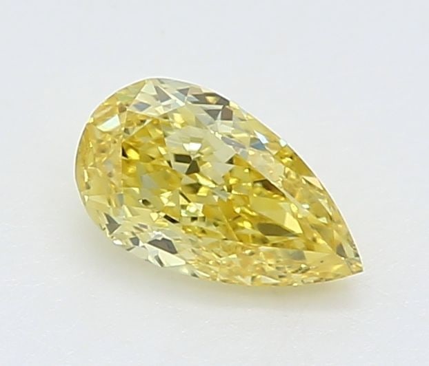 Loose Diamond - PEAR 0.27ct Fancy Vivid Yellow VS1: Loose Diamond - PEAR 0.27ct Fancy Vivid Yellow VS1 Source: This is a real non-mined Diamond that has been grown in a lab Shape: PEAR Carats: 0.27 Color: Fancy Vivid Yellow Certification: IGI Video: