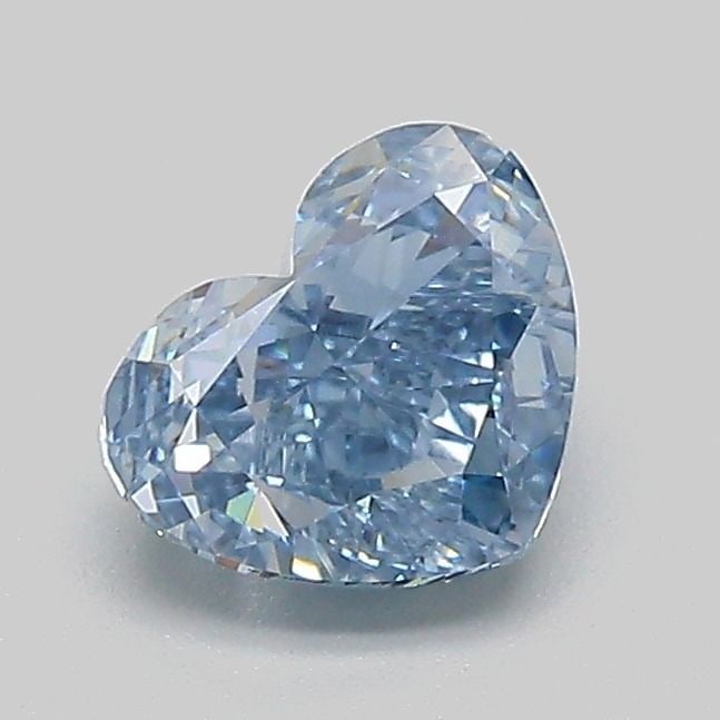 Loose Diamond - HEART 0.99ct Fancy Intense Blue VVS2: Loose Diamond - HEART 0.99ct Fancy Intense Blue VVS2 Source: This is a real non-mined Diamond that has been grown in a lab Shape: HEART Carats: 0.99 Color: Fancy Intense Blue Certification: IGI Video: