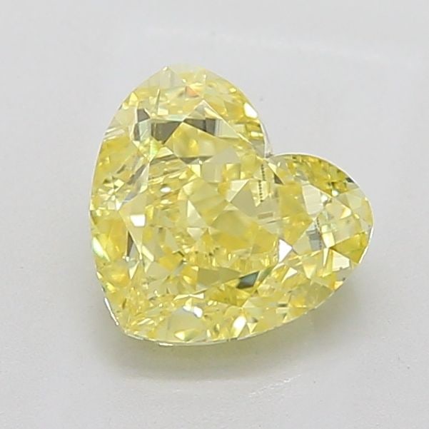 Loose Diamond - HEART 2.09ct Fancy Vivid Yellow VS1: Loose Diamond - HEART 2.09ct Fancy Vivid Yellow VS1 Source: This is a real non-mined Diamond that has been grown in a lab Shape: HEART Carats: 2.09 Color: Fancy Vivid Yellow Certification: IGI Video:
