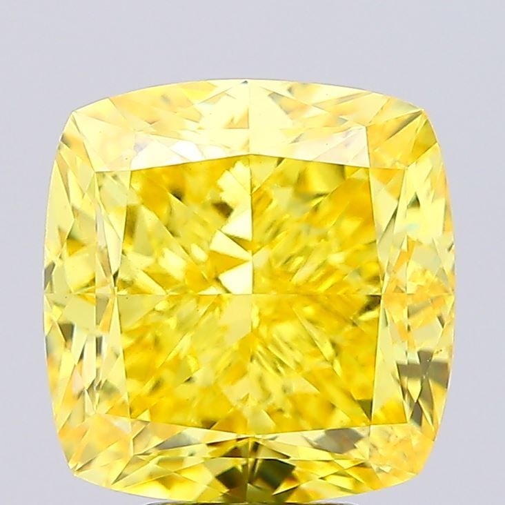 Loose Diamond - CUSHION MODIFIED 7.23ct Fancy Vivid Yellow VS1: Loose Diamond - CUSHION MODIFIED 7.23ct Fancy Vivid Yellow VS1 Source: This is a real non-mined Diamond that has been grown in a lab Shape: CUSHION MODIFIED Carats: 7.23 Color: Fancy Vivid Yellow Cert