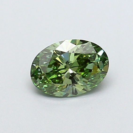 Loose Diamond - OVAL 0.52ct Fancy Vivid Green VS1: Loose Diamond - OVAL 0.52ct Fancy Vivid Green VS1 Source: This is a real non-mined Diamond that has been grown in a lab Shape: OVAL Carats: 0.52 Color: Fancy Vivid Green Certification: IGI Video: