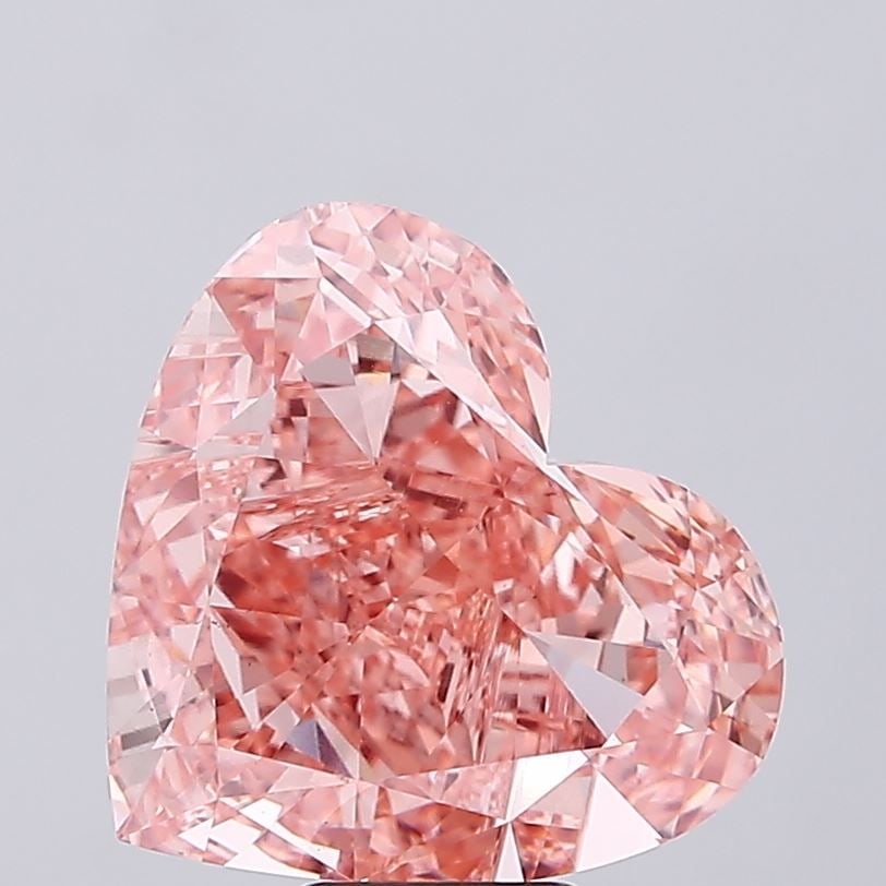 Loose Diamond - HEART 11.03ct Fancy Vivid Pink VS1: Loose Diamond - HEART 11.03ct Fancy Vivid Pink VS1 Source: This is a real non-mined Diamond that has been grown in a lab Shape: HEART Carats: 11.03 Color: Fancy Vivid Pink Certification: IGI Video: