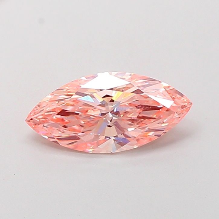 Loose Diamond - MARQUISE 2.11ct Fancy Vivid Pink VVS2: Loose Diamond - MARQUISE 2.11ct Fancy Vivid Pink VVS2 Source: This is a real non-mined Diamond that has been grown in a lab Shape: MARQUISE Carats: 2.11 Color: Fancy Vivid Pink Certification: IGI Vide