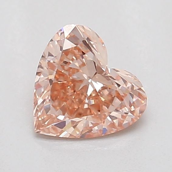Loose Diamond - HEART 0.53ct Fancy Light Brown VS1: Loose Diamond - HEART 0.53ct Fancy Light Brown VS1 Source: This is a real non-mined Diamond that has been grown in a lab Shape: HEART Carats: 0.53 Color: Fancy Light Brown Certification: IGI Video: