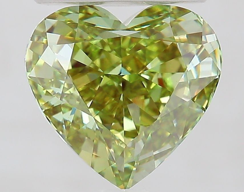 Loose Diamond - HEART 2.5ct Fancy Vivid Green VS1: Loose Diamond - HEART 2.5ct Fancy Vivid Green VS1 Source: This is a real non-mined Diamond that has been grown in a lab Shape: HEART Carats: 2.5 Color: Fancy Vivid Green Certification: IGI Video: