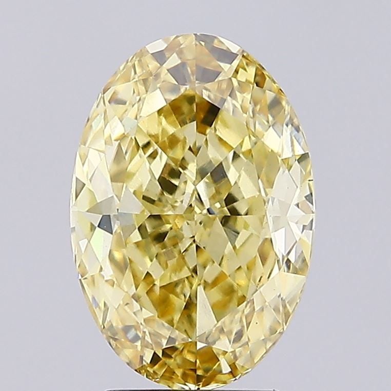 Loose Diamond - OVAL 4.2ct Fancy Intense Yellow VS1: Loose Diamond - OVAL 4.2ct Fancy Intense Yellow VS1 Source: This is a real non-mined Diamond that has been grown in a lab Shape: OVAL Carats: 4.2 Color: Fancy Intense Yellow Certification: IGI Video: