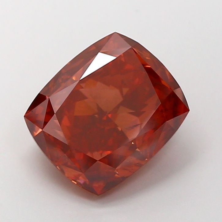 Loose Diamond - CUSHION BRILLIANT 6.04ct Fancy Vivid Red VS1: Loose Diamond - CUSHION BRILLIANT 6.04ct Fancy Vivid Red VS1 Source: This is a real non-mined Diamond that has been grown in a lab Shape: CUSHION BRILLIANT Carats: 6.04 Color: Fancy Vivid Red Certific