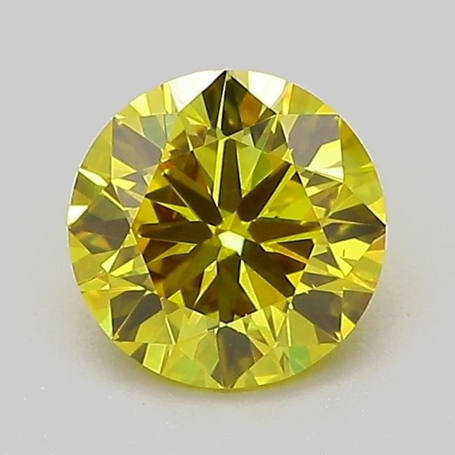 Loose Diamond - ROUND 1.0ct Fancy Vivid Yellow VS1: Loose Diamond - ROUND 1.0ct Fancy Vivid Yellow VS1 Source: This is a real non-mined Diamond that has been grown in a lab Shape: ROUND Carats: 1.0 Color: Fancy Vivid Yellow Certification: IGI Video: