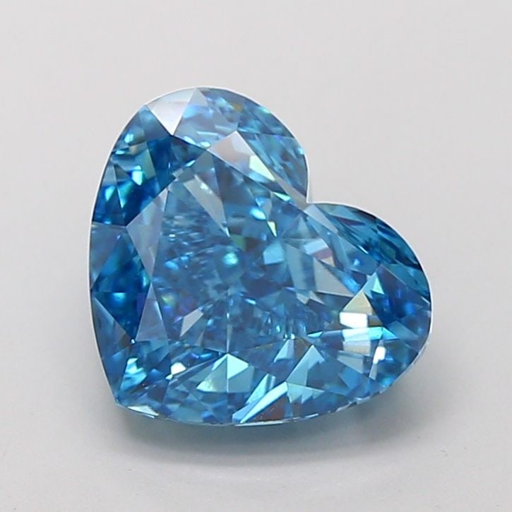 Loose Diamond - HEART 4.04ct Fancy Vivid Blue VVS2: Loose Diamond - HEART 4.04ct Fancy Vivid Blue VVS2 Source: This is a real non-mined Diamond that has been grown in a lab Shape: HEART Carats: 4.04 Color: Fancy Vivid Blue Certification: IGI Video: