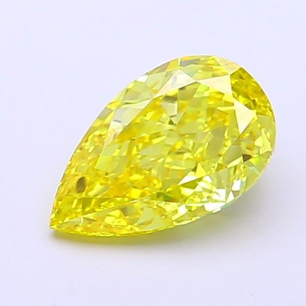 Loose Diamond - PEAR 1.37ct Fancy Vivid Yellow VS1: Loose Diamond - PEAR 1.37ct Fancy Vivid Yellow VS1 Source: This is a real non-mined Diamond that has been grown in a lab Shape: PEAR Carats: 1.37 Color: Fancy Vivid Yellow Certification: IGI Video: