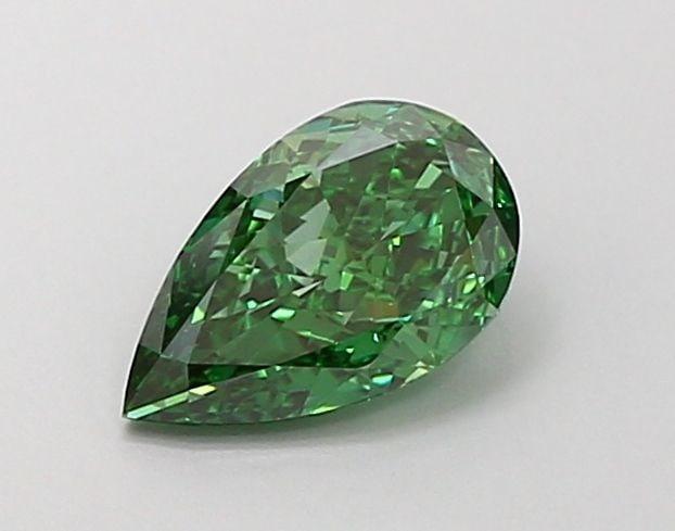 Loose Diamond - PEAR 0.31ct Fancy Vivid Green VS1: Loose Diamond - PEAR 0.31ct Fancy Vivid Green VS1 Source: This is a real non-mined Diamond that has been grown in a lab Shape: PEAR Carats: 0.31 Color: Fancy Vivid Green Certification: NONE Video: