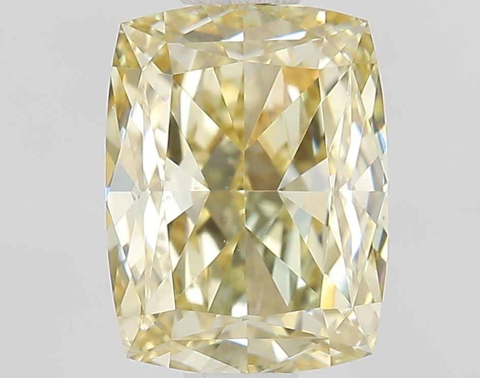Loose Diamond - CUSHION MODIFIED 1.1ct Fancy Yellow VS1: Loose Diamond - CUSHION MODIFIED 1.1ct Fancy Yellow VS1 Source: This is a real non-mined Diamond that has been grown in a lab Shape: CUSHION MODIFIED Carats: 1.1 Color: Fancy Yellow Certification: IGI