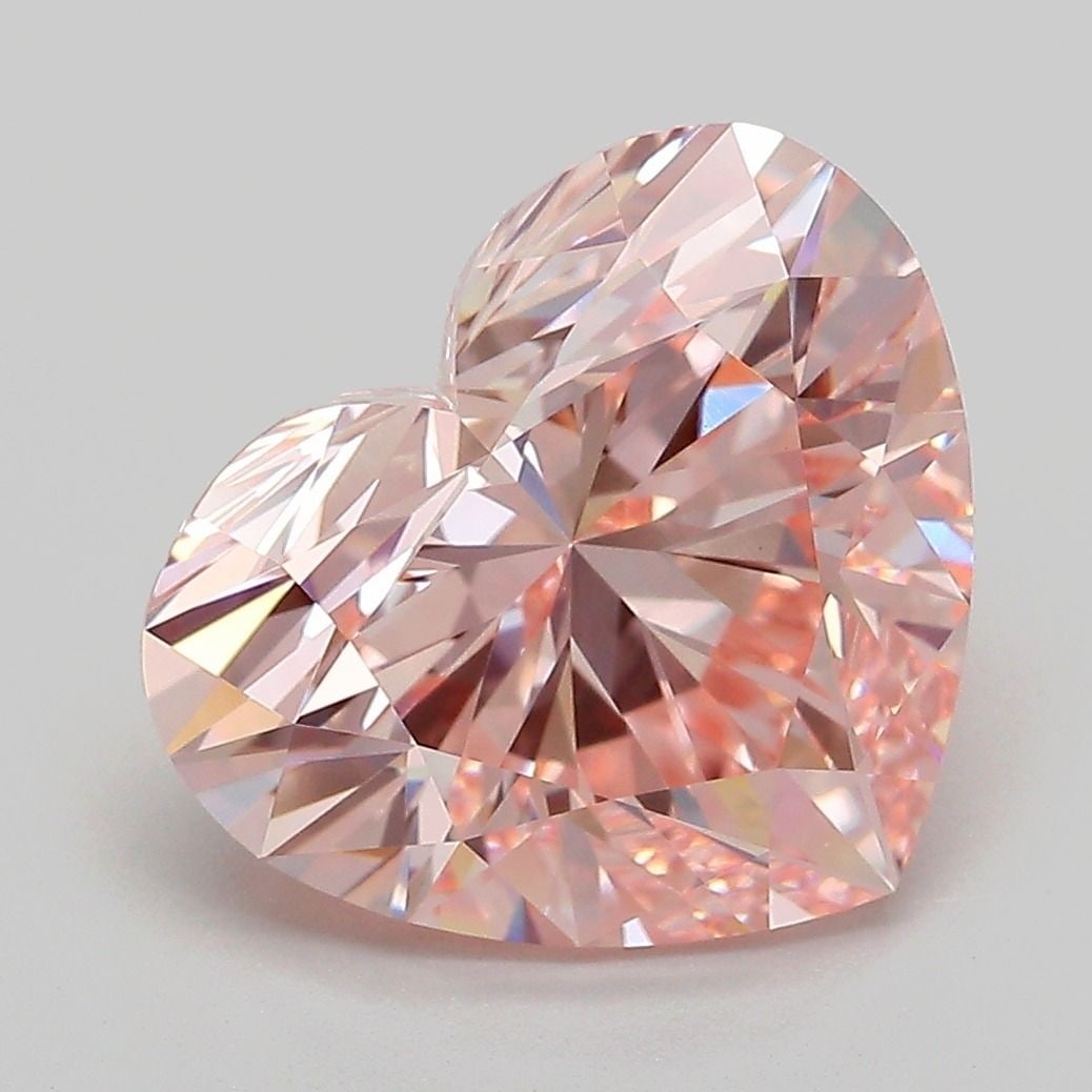 Loose Diamond - HEART 5.05ct Fancy Intense Pink VVS2: Loose Diamond - HEART 5.05ct Fancy Intense Pink VVS2 Source: This is a real non-mined Diamond that has been grown in a lab Shape: HEART Carats: 5.05 Color: Fancy Intense Pink Certification: IGI Video: